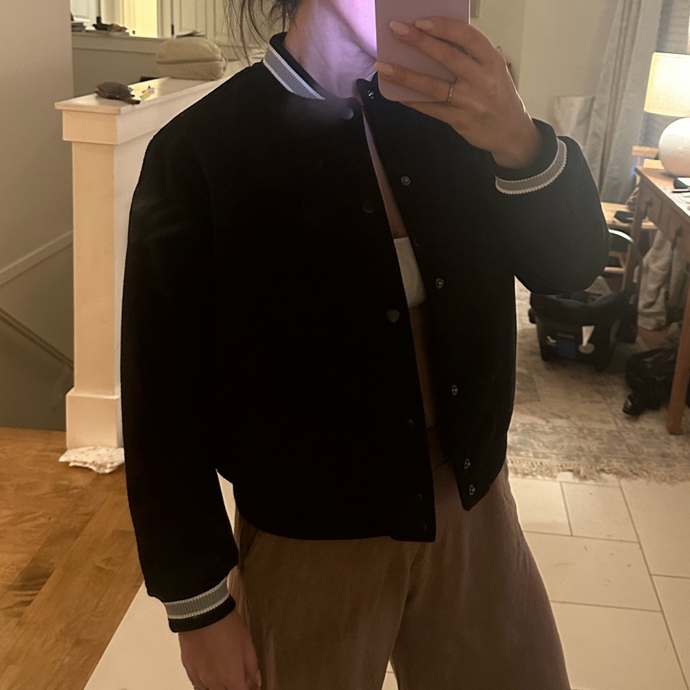 SOLD Bomber Jacket Wool blend